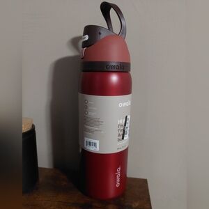 NWT Owala 32oz Mix-Up Water Bottle Shimmer Red Pointsettia Burgundy Maroon Pink